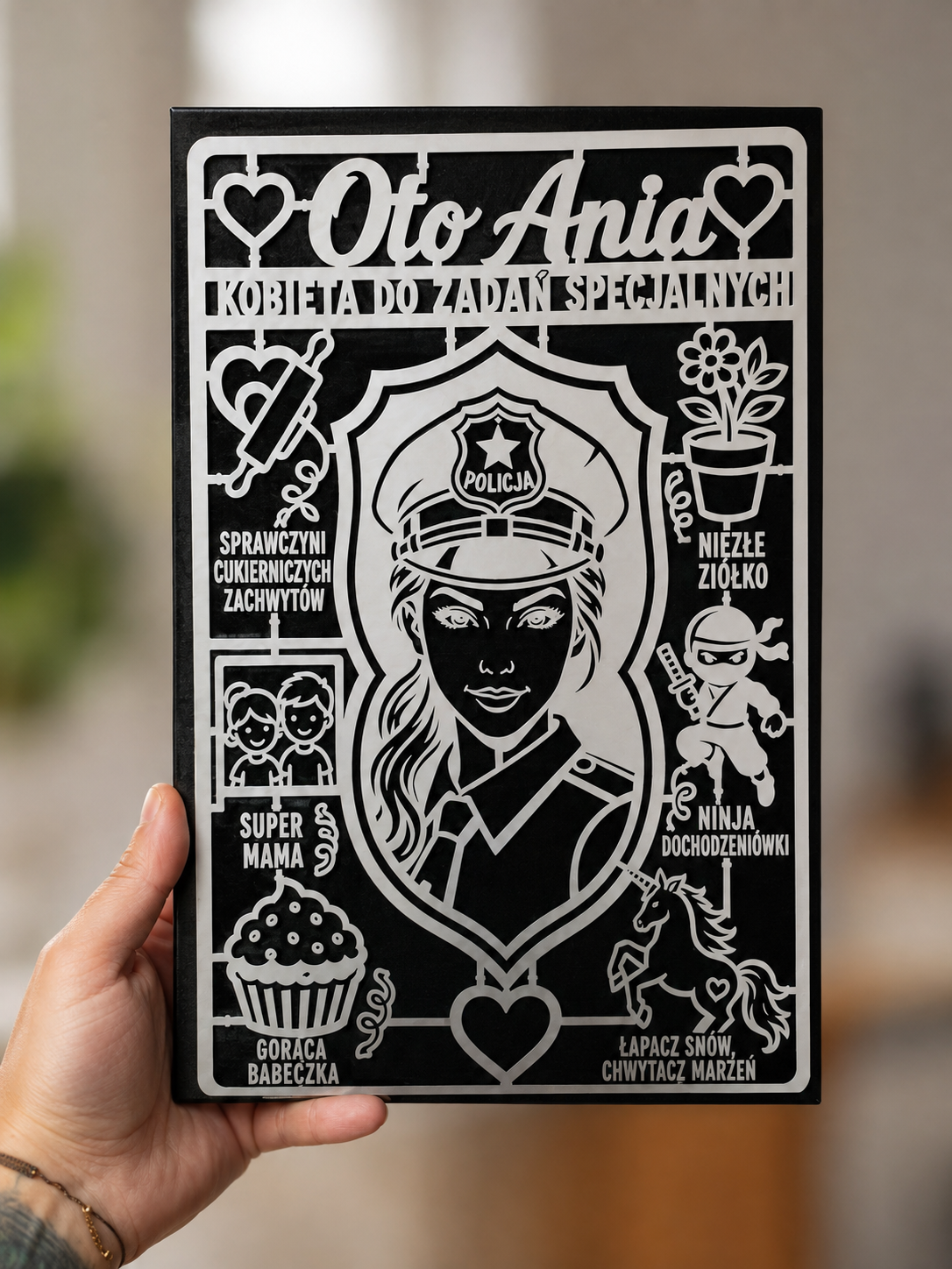 Personalizowany grawer na anodowanym aluminium